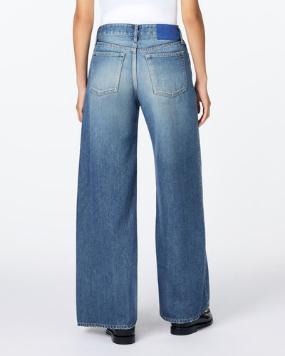 WOMEN｜Light Baggy Jeans 9oz Medium Indigo