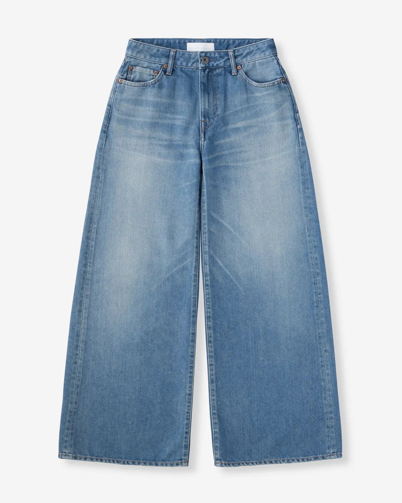 WOMEN｜Light Baggy Jeans 9oz Medium Indigo - Japan Blue Jeans