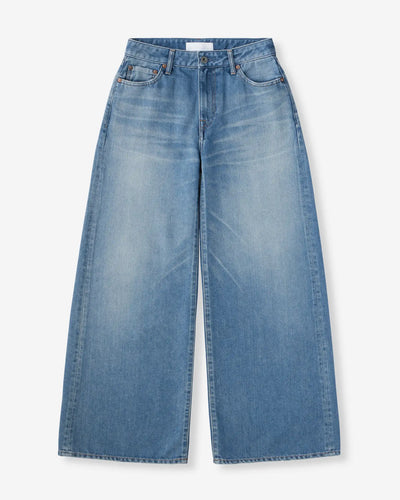 WOMEN｜Light Baggy Jeans 9oz Medium Indigo