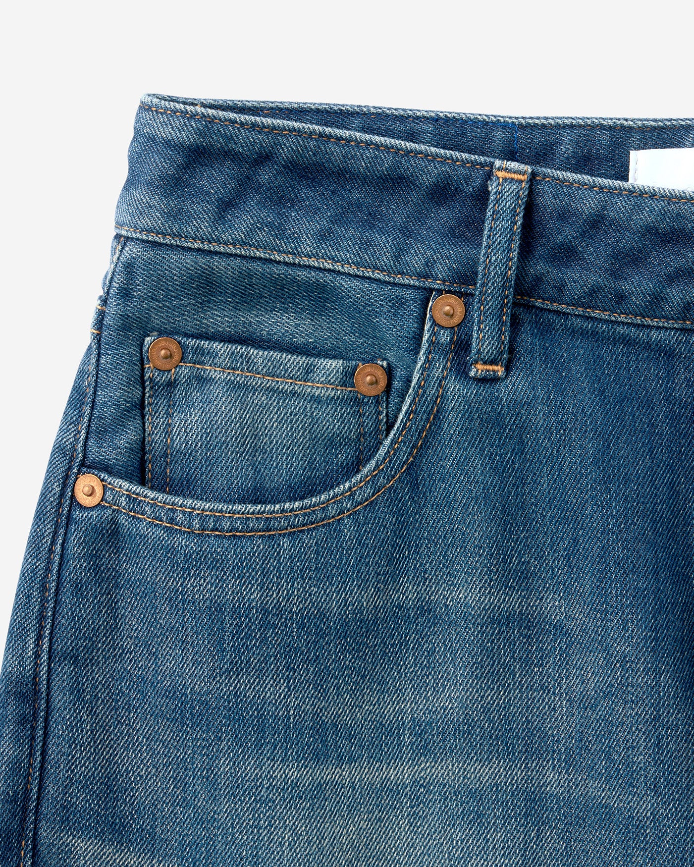 Light Tapered Jeans 9oz  Medium Indigo