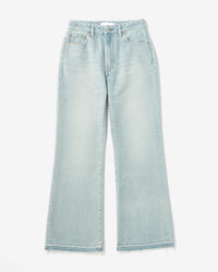WOMEN｜Light Flare Jeans 9oz Light Indigo - Japan Blue Jeans