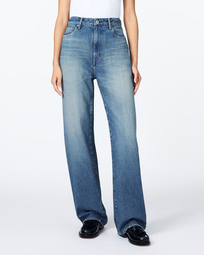 WOMEN｜Selvedge Straight Jeans 12oz Medium Indigo