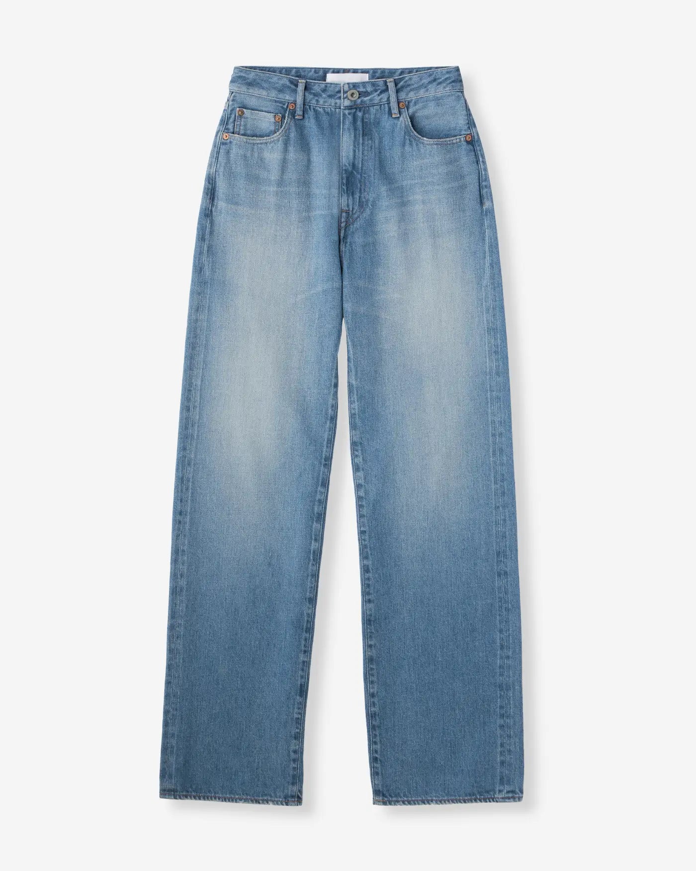 WOMEN｜Selvedge Straight Jeans 12oz Medium Indigo - Japan Blue Jeans