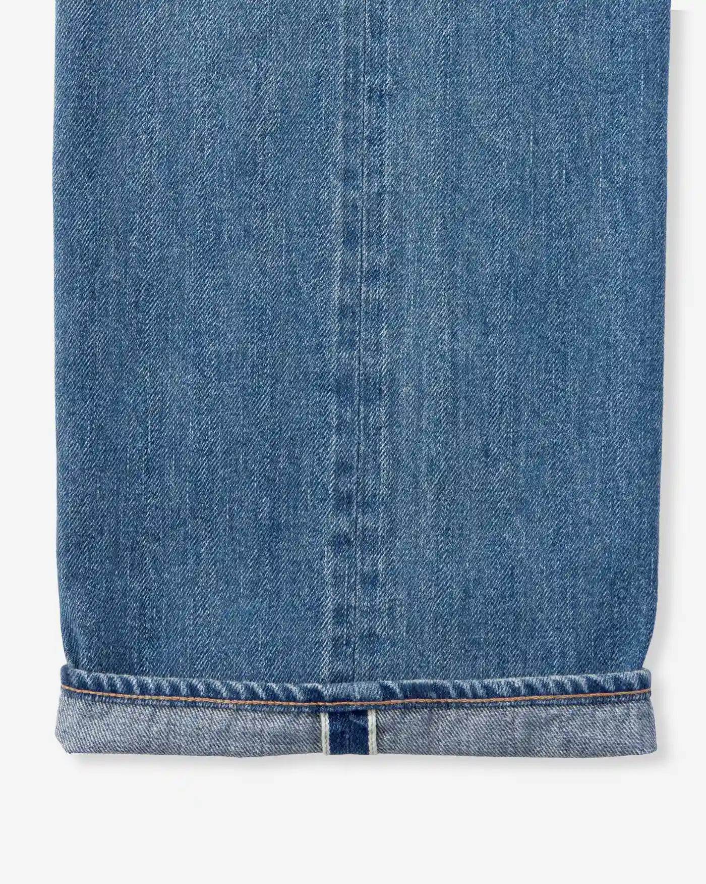 WOMEN｜Selvedge Straight Jeans 12oz Medium Indigo - Japan Blue Jeans