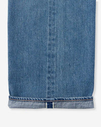 WOMEN｜Selvedge Straight Jeans 12oz Medium Indigo - Japan Blue Jeans