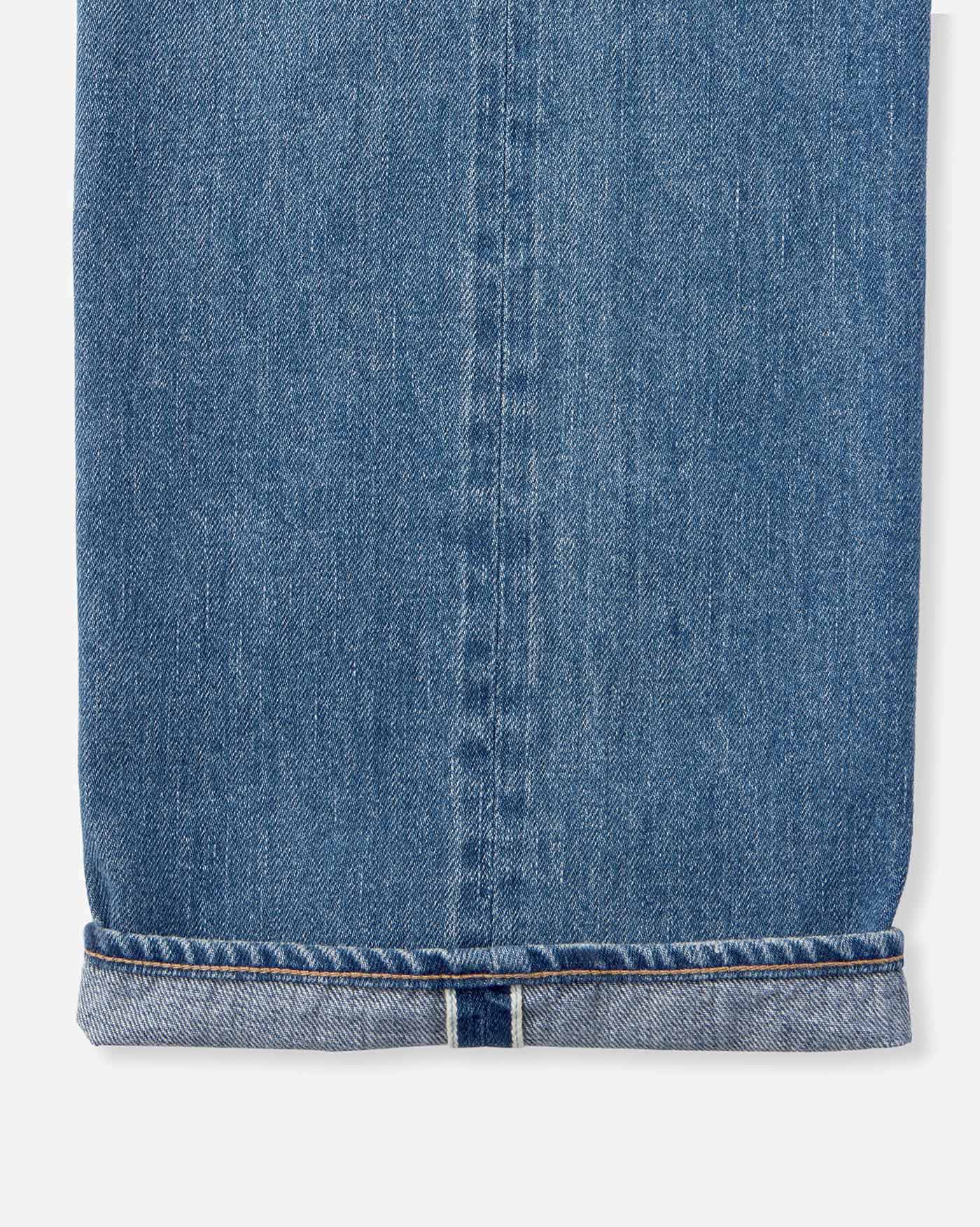 WOMEN｜Selvedge Straight Jeans 12oz Medium Indigo