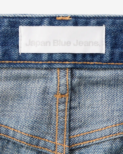 WOMEN｜Selvedge Slim Straight Jeans 12oz Medium Indigo