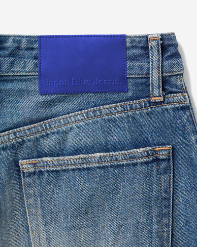 WOMEN｜Selvedge Slim Straight Jeans 12oz Medium Indigo