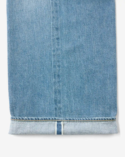 WOMEN｜Selvedge Wide Straight Jeans 12oz Medium Indigo