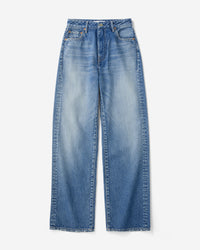 WOMEN｜Pkt Straight Jeans 11oz Medium Indigo - Japan Blue Jeans