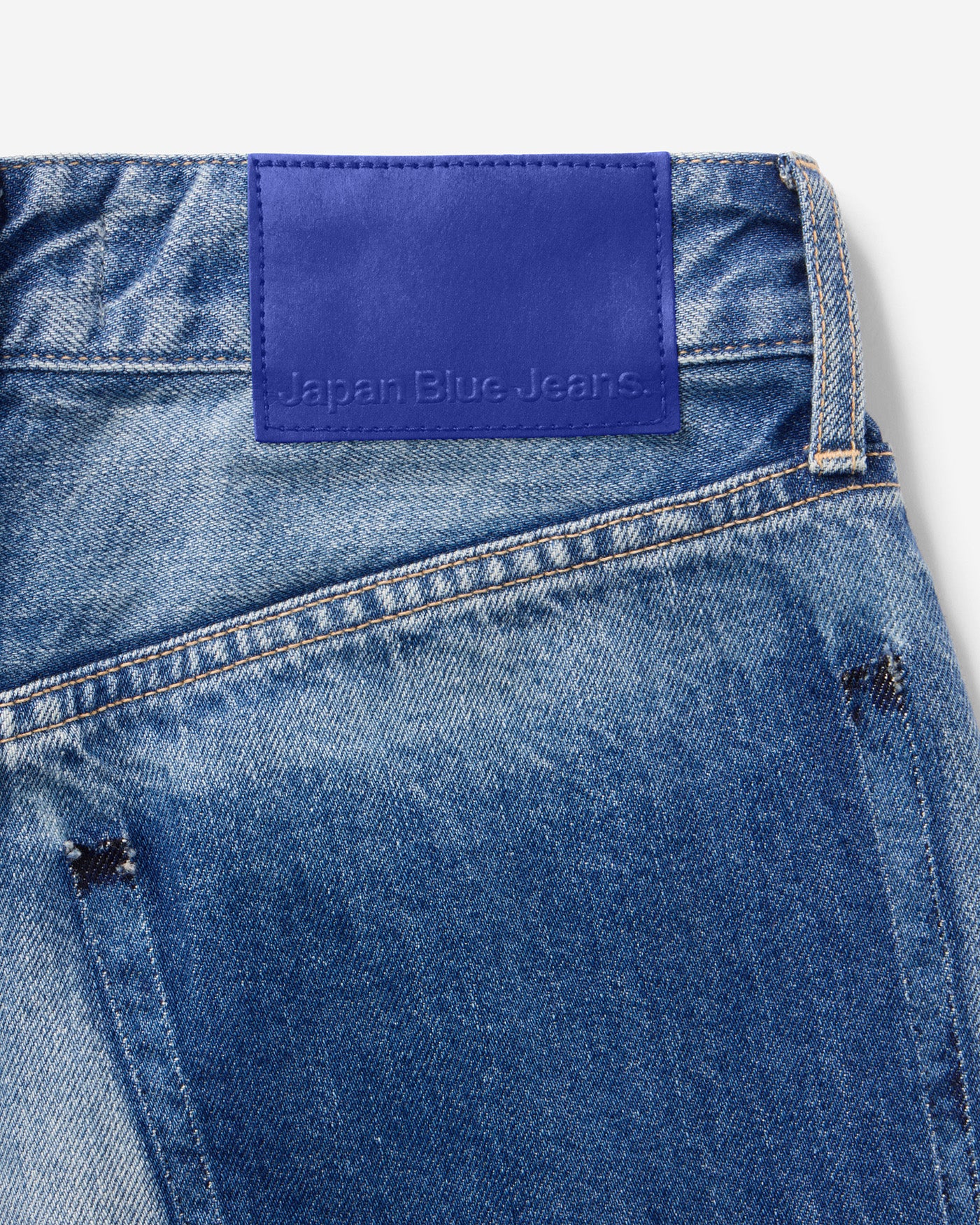Pkt Straight Jeans 11oz Medium Indigo