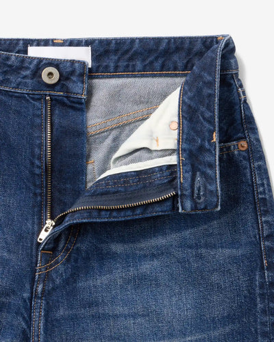 WOMEN｜Switch Staight Jeans 11oz Medium Indigo