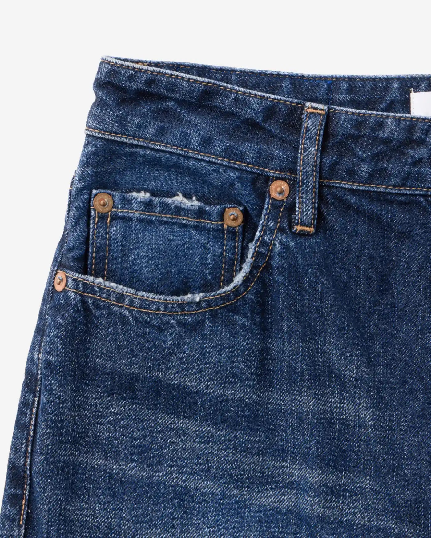WOMEN｜Switch Staight Jeans 11oz Medium Indigo - Japan Blue Jeans