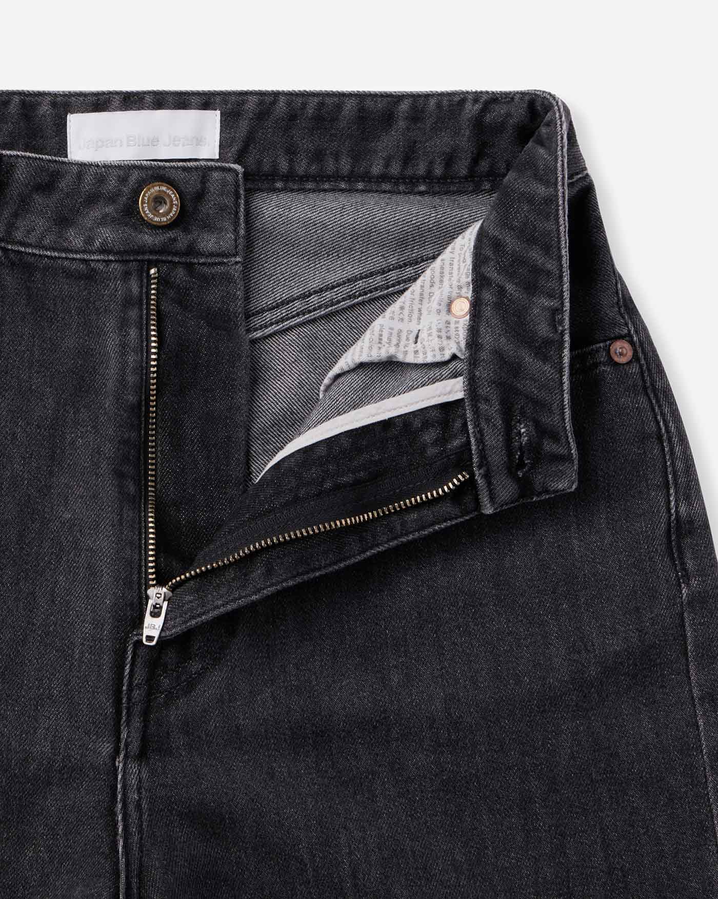 WOMEN｜Light Straight Jeans 9oz Black Used