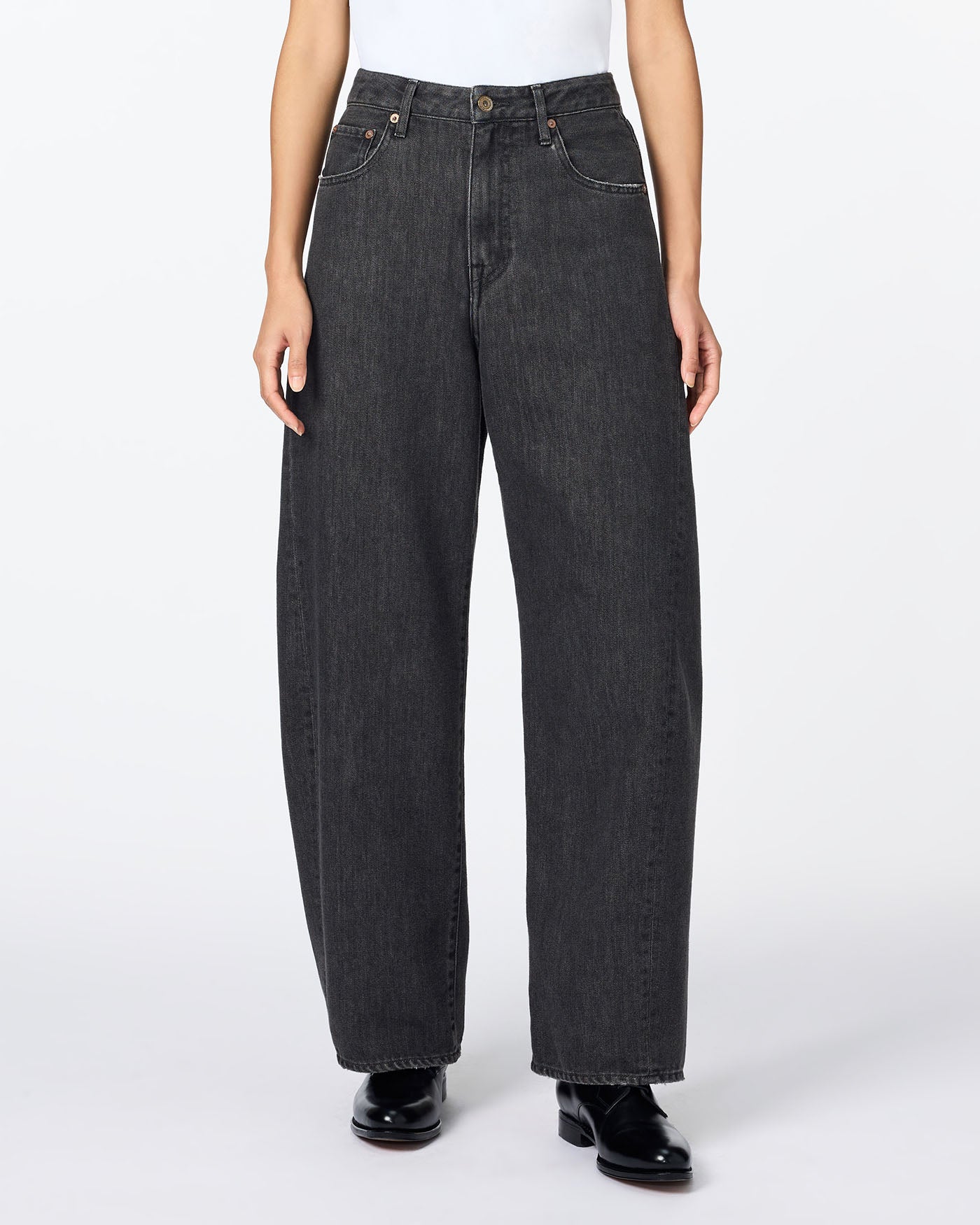 WOMEN｜Light Curve Jeans 9oz Black Used