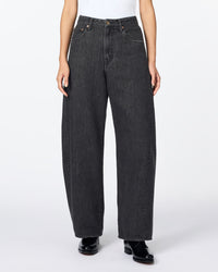 WOMEN｜Light Curve Jeans 9oz Washed Black - Japan Blue Jeans