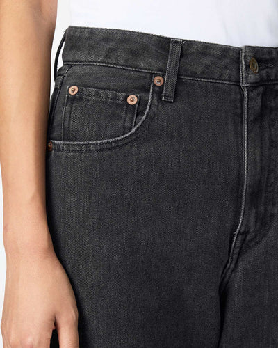 WOMEN｜Light Curve Jeans 9oz Washed Black