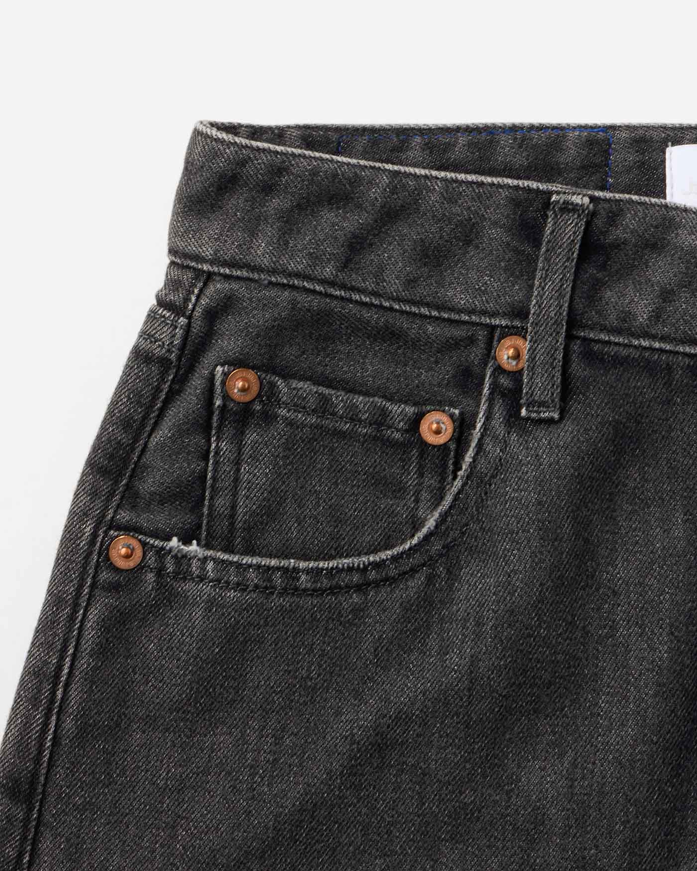 WOMEN｜Light Curve Jeans 9oz Black Used