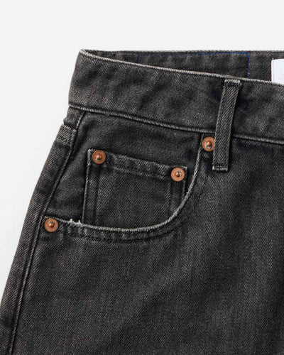 WOMEN｜Light Curve Jeans 9oz Washed Black