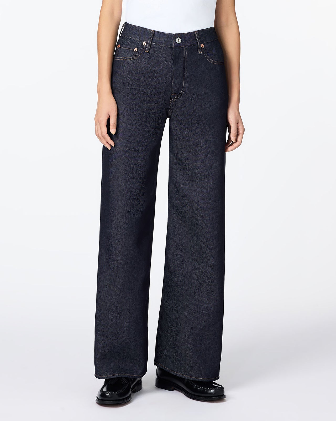 WOMEN｜Light Baggy Jeans 9oz Rigid - Japan Blue Jeans