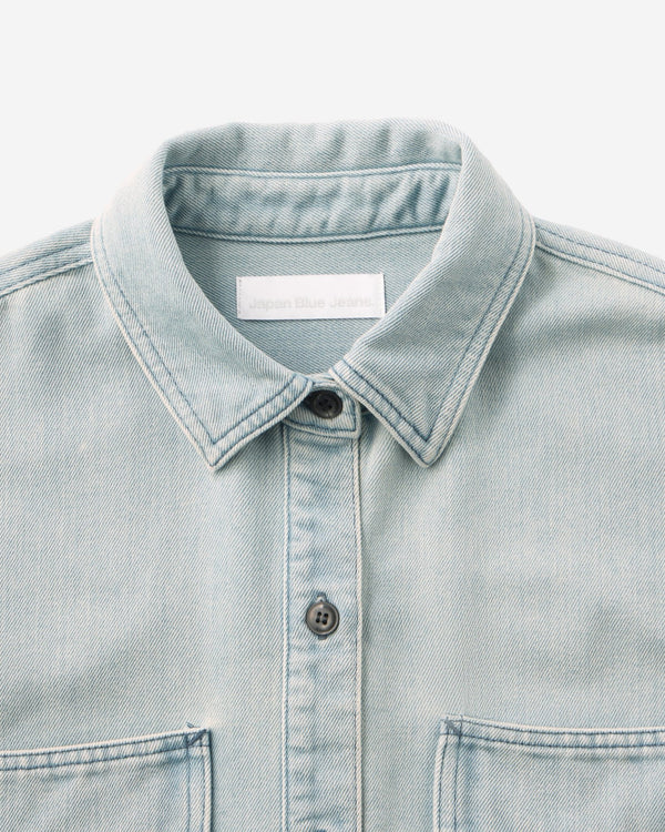 WOMEN｜Light Denim Shirt 9oz Light Indigo