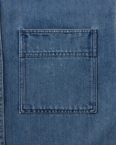 WOMEN｜Light Denim Shirt 9oz Medium Indigo