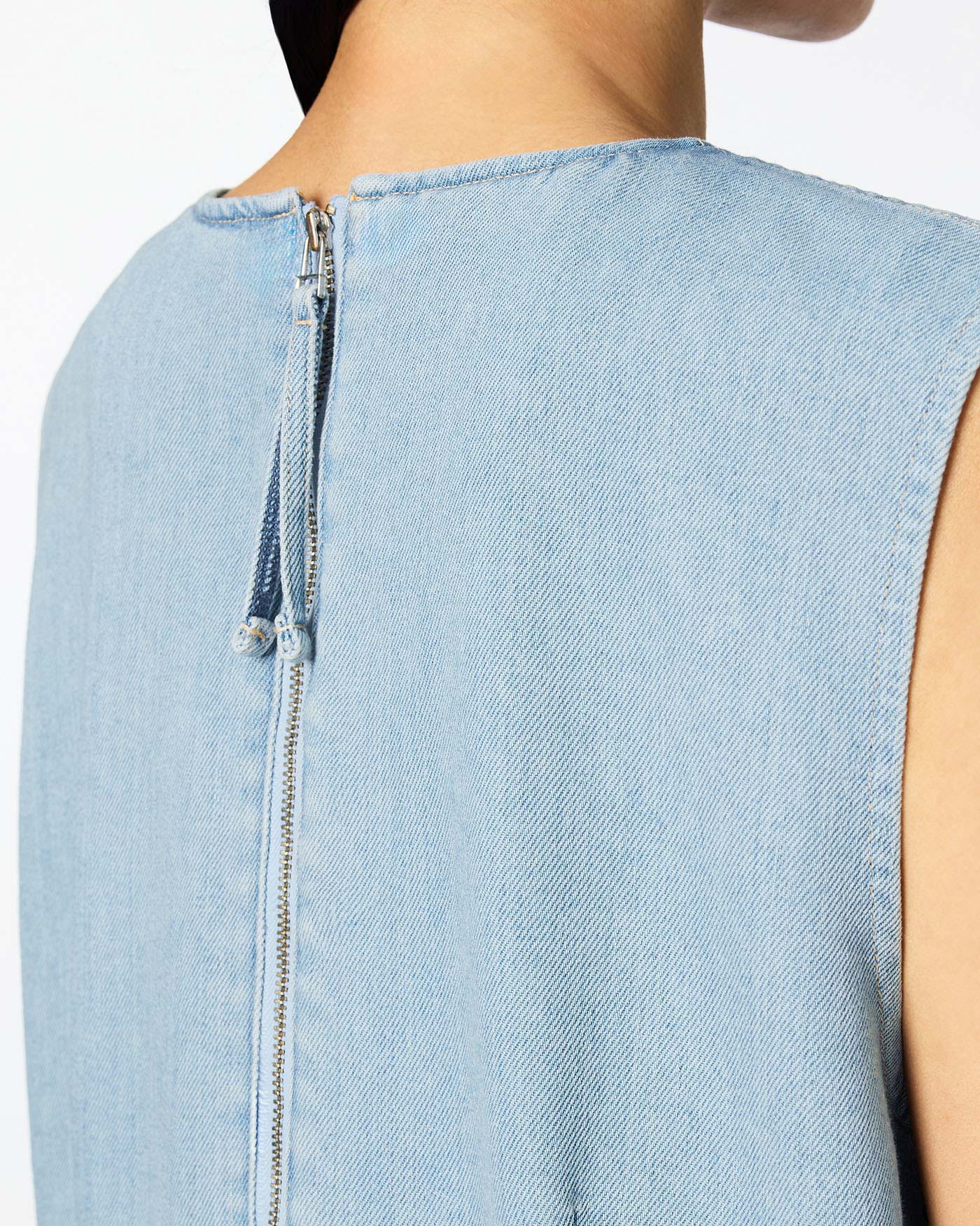 WOMEN｜Light Denim Overalls 9oz Light Indigo - Japan Blue Jeans