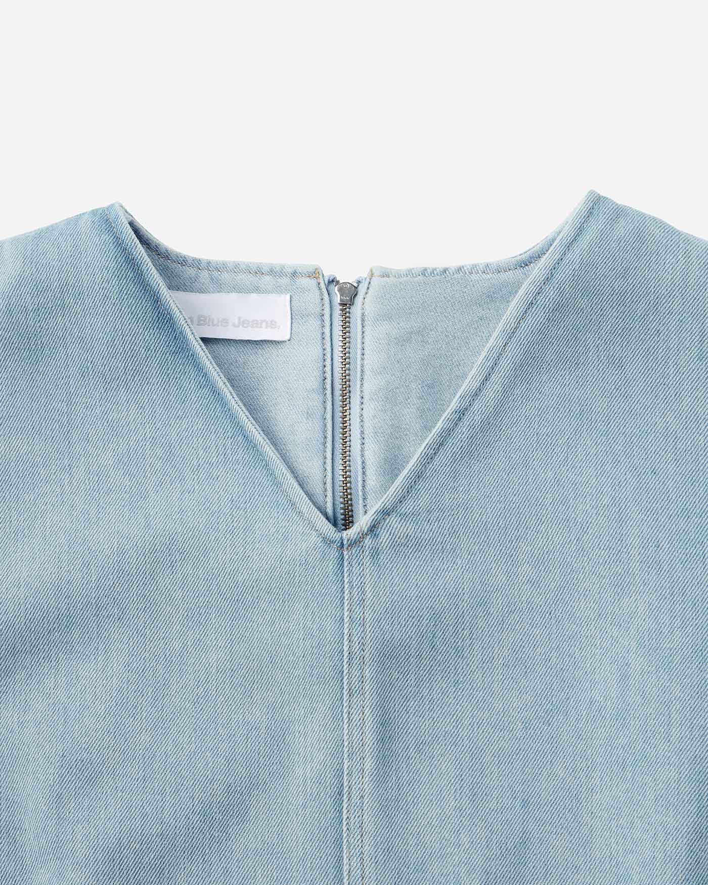 WOMEN｜Light Denim Overalls 9oz Light Indigo - Japan Blue Jeans