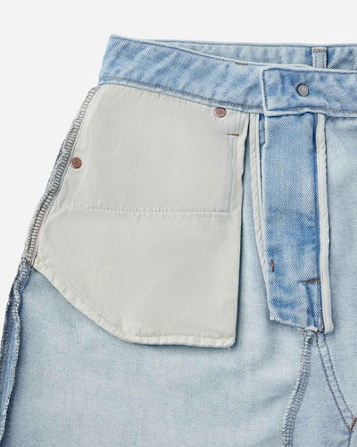WOMEN｜Light Denim Skirt 9oz Light Indigo