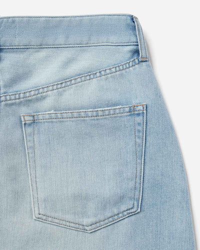 WOMEN｜Light Denim Skirt 9oz Light Indigo