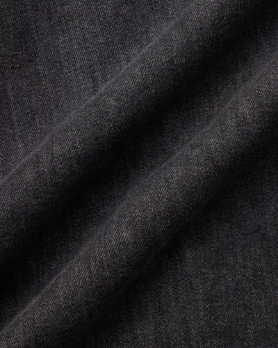 WOMEN｜Light Denim SS Shirt 9oz Washed Black