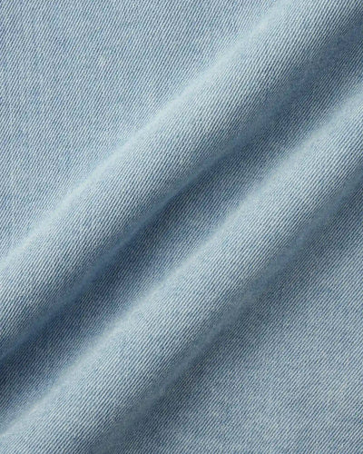 WOMEN｜Light Denim SS Shirt 9oz Light Indigo