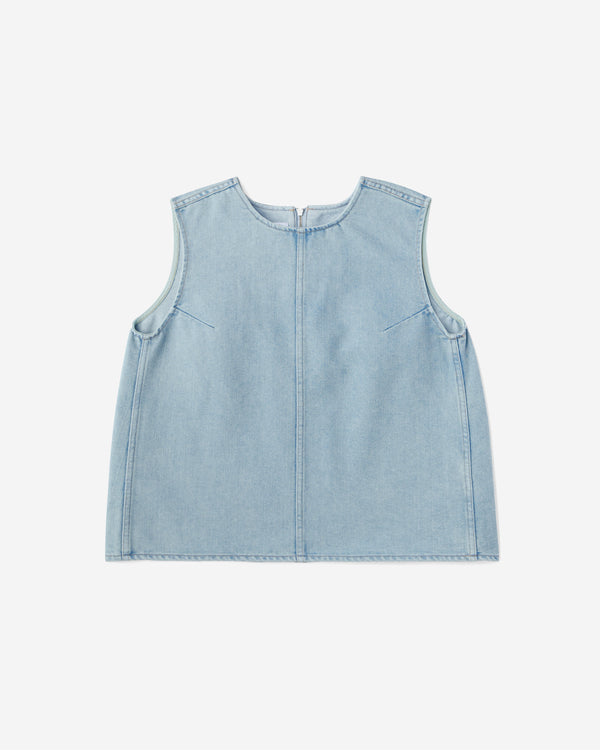 WOMEN｜Light Denim NS shirt 9oz Light Indigo