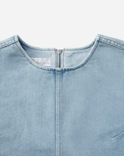 WOMEN｜Light Denim NS shirt 9oz Light Indigo