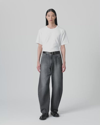 MEN｜Light Curve Jeans 9oz Washed Black